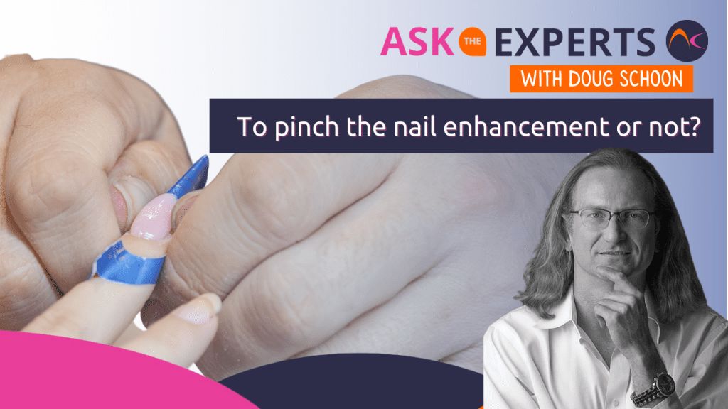 to pinch the nail enhancement or not