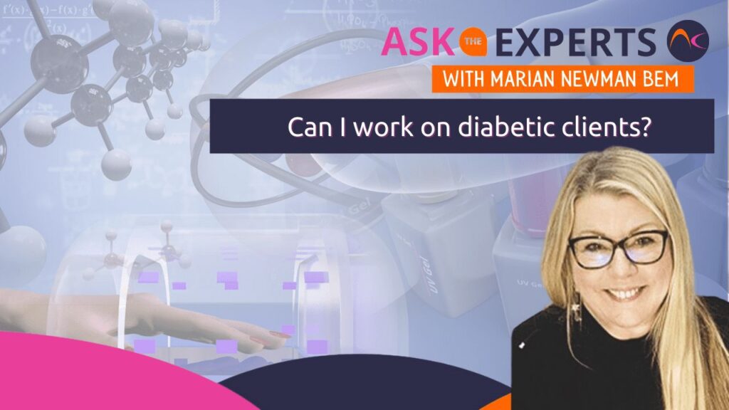 Can I work on diabetic clients? blog image