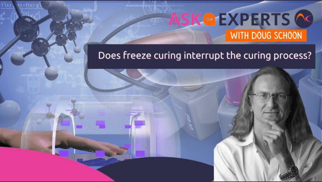 does freeze curing interrupt the curing process