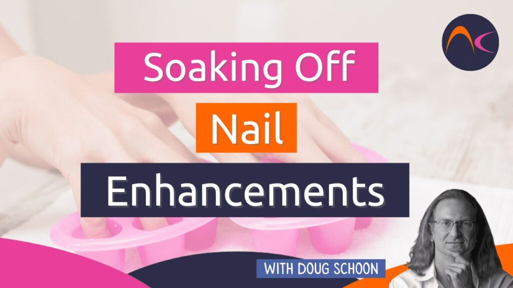 Soaking off nail enhancements