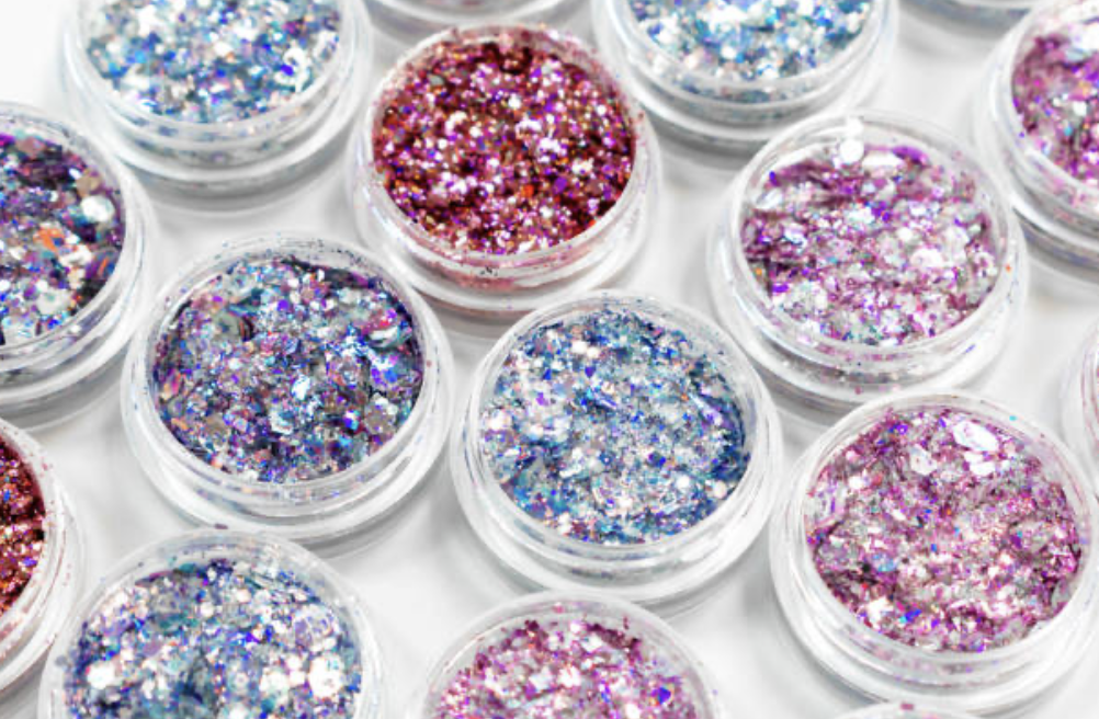 Variedade de glitters