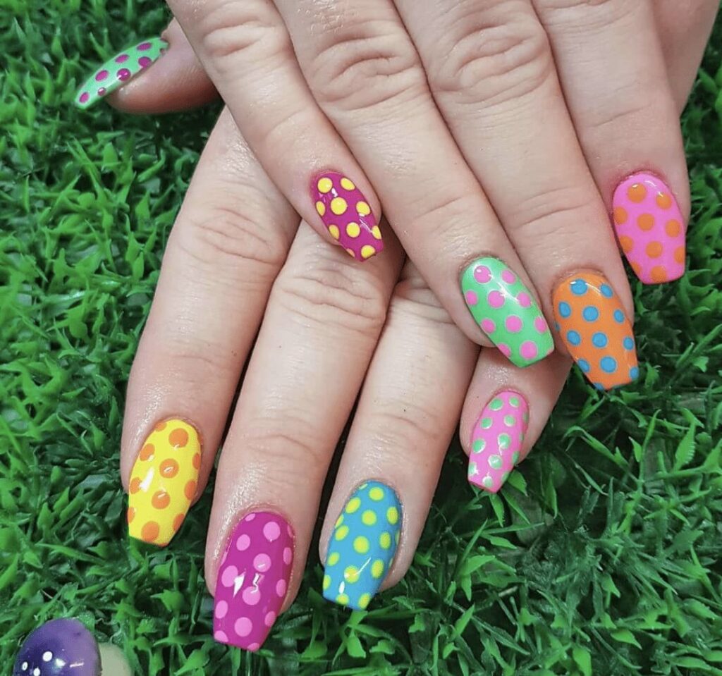 Dotting Nail Art Designs For Beginners Cute Easy Polka Dots Dotting Tool  Dotted Nails technique - video Dailymotion