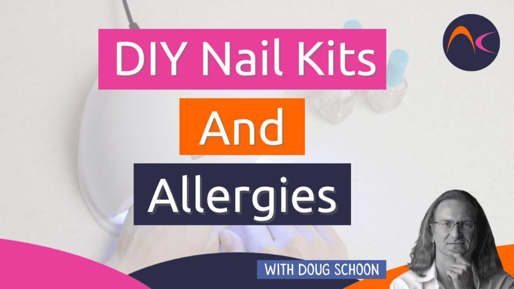 Kits de unhas DIY e alergias