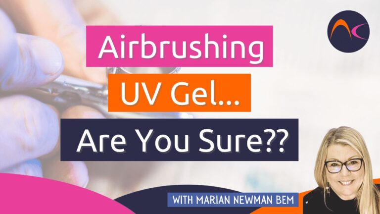 Airbrushing UV gel
