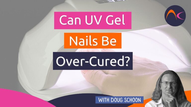 UV gel over-cured
