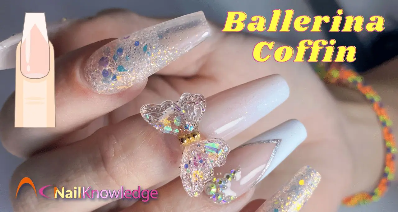 24Pcs/Set Full Cover Ballerina False Nail Tips Coffin Acrylic Nail Art  Decors | eBay