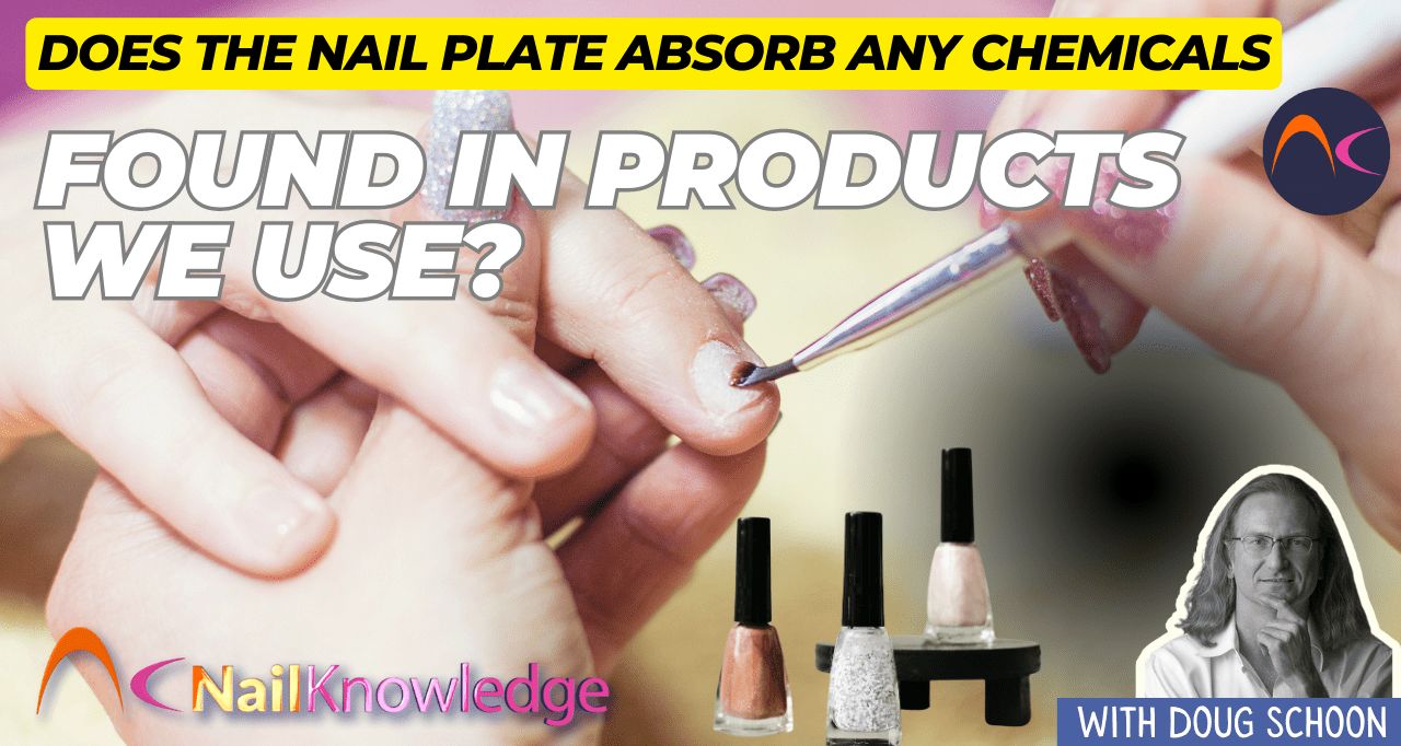 Does the Nail Plate absorb any products we use?