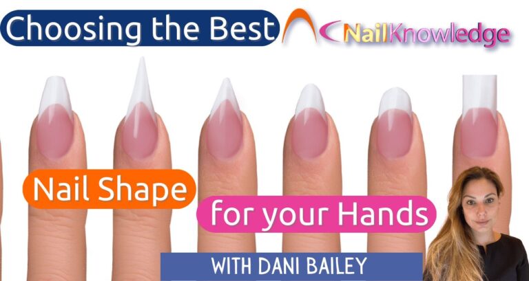Choosing the best nail shape for your hands