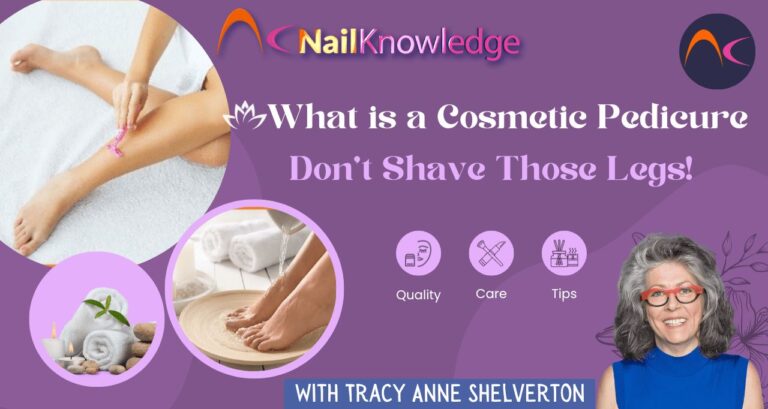 Cosmetic Pedicure- don't shave legs