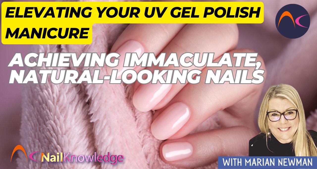 UV Gel Nails using Builder Gel - Short Natural Nails - YouTube