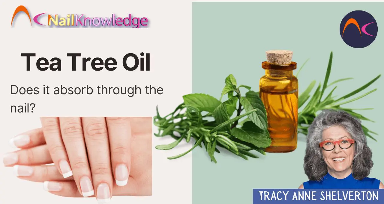 Tea tree oil absorb through nail