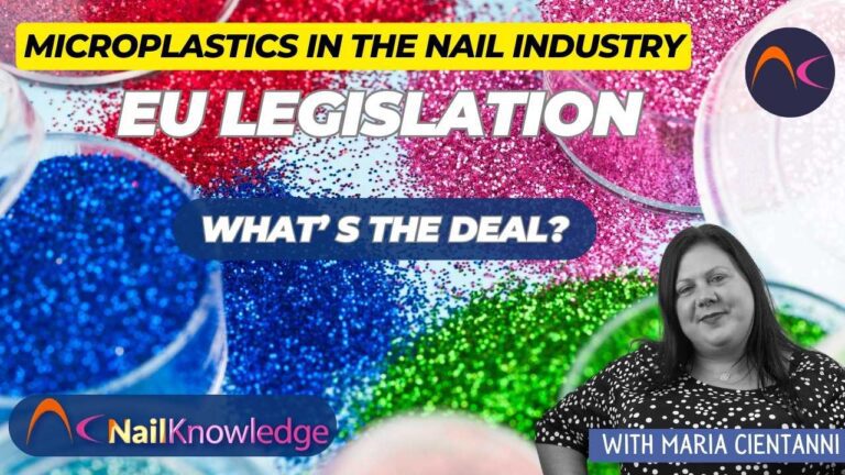 microplastics in the nail industry
