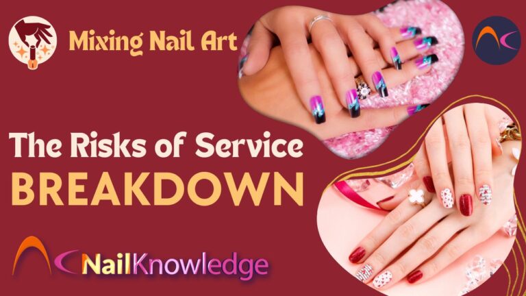 Mixing Nail Art - Riesgo de avería del servicio