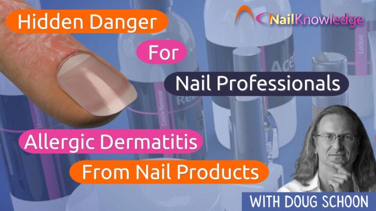 Dermatite alérgica por produtos para unhas
