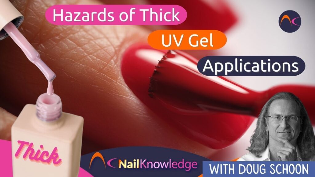 Revealing the dangers of applying thick UV gel