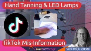 Đèn LED làm móng và nhuộm da tay