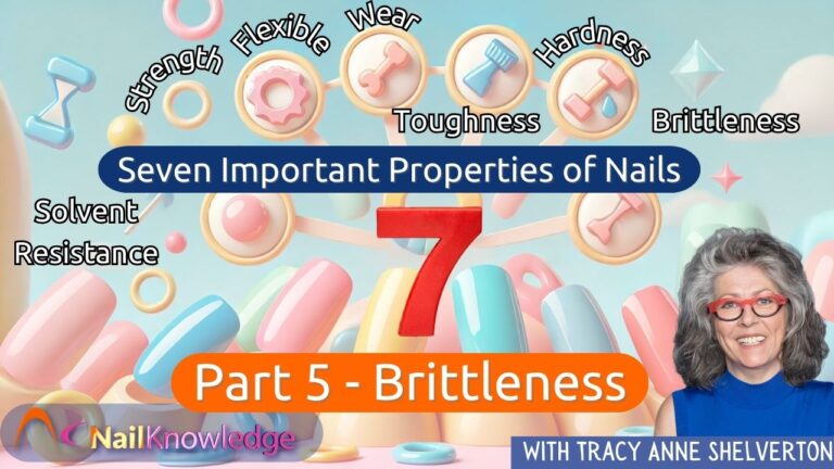 Brittleness: La quinta propiedad clave de las uñas naturales y artificiales