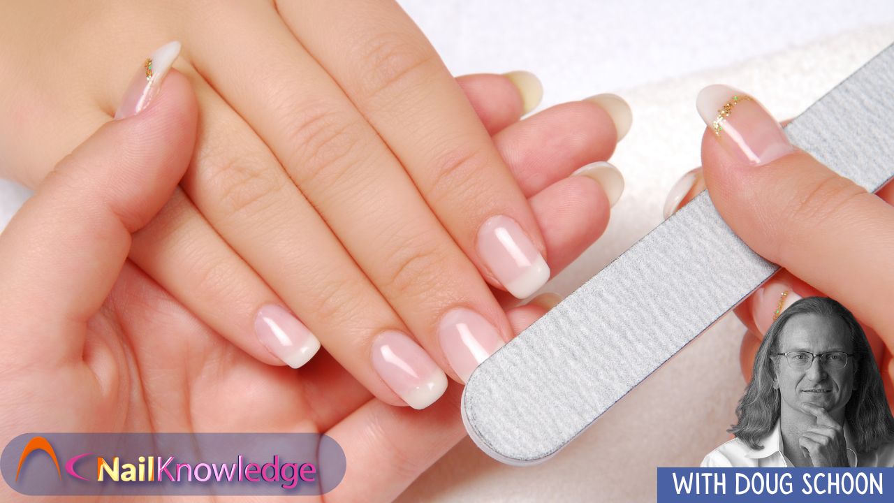 Does it make sense to file the natural nail before applying a coating that will be removed every two weeks