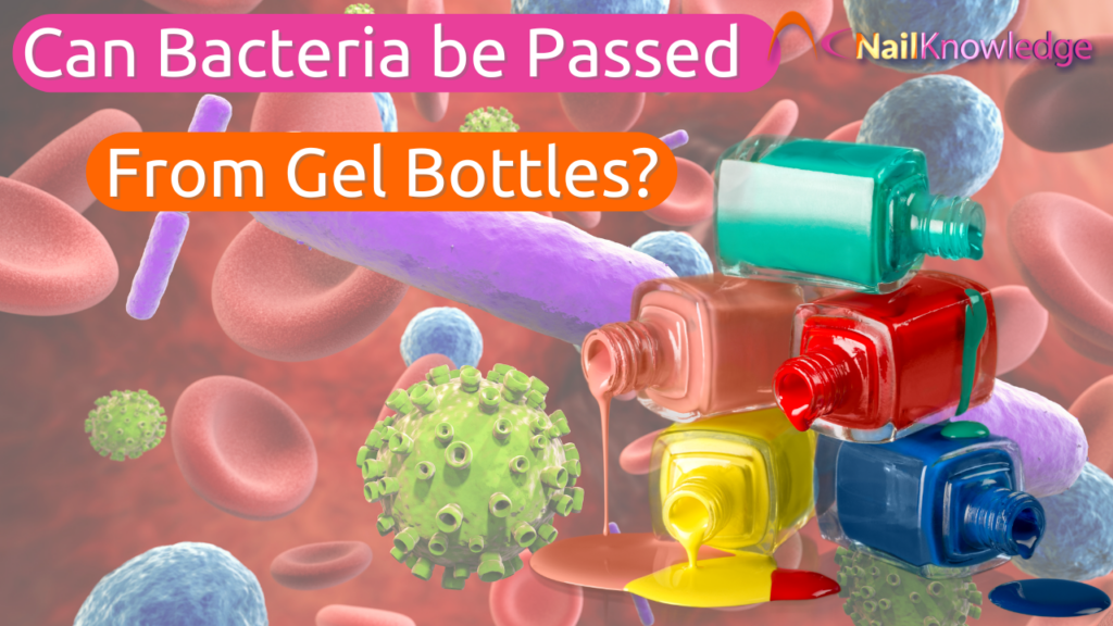 ¿Pueden transmitirse las bacterias de las botellas de GEL?