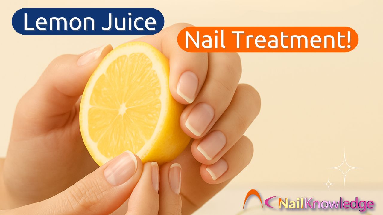 Tratamento de unhas com suco de limão