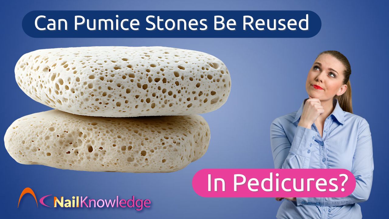 Why shouldn’t pumice stones be reused in pedicures
