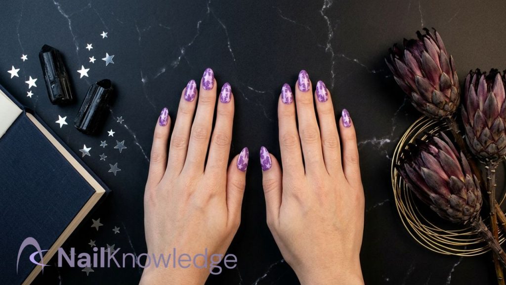 Custom nail art star designs