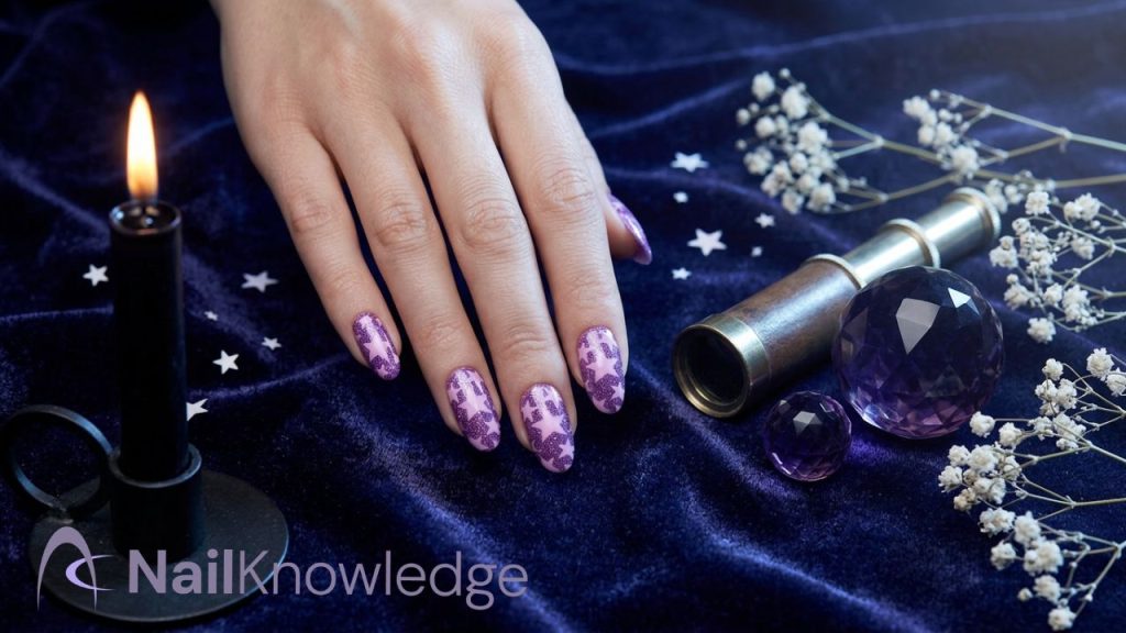 Custom star nail art designs