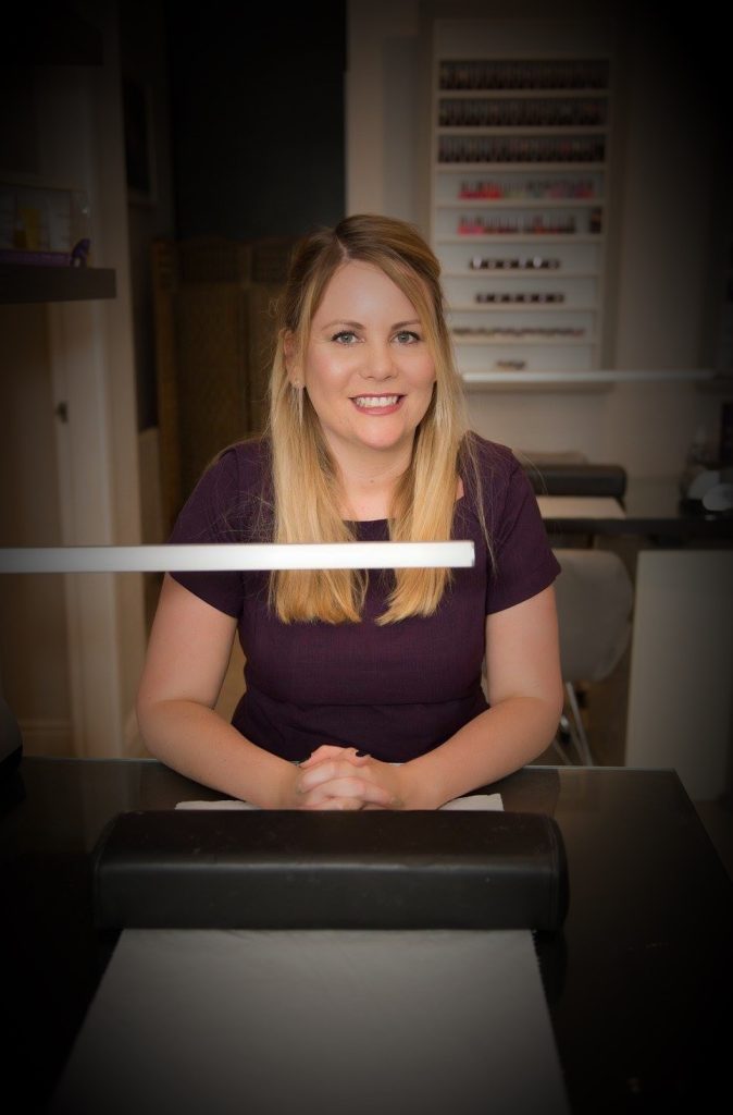Michelle Brookes nail educator, competition judge and Scratch Stars Educator of the Year