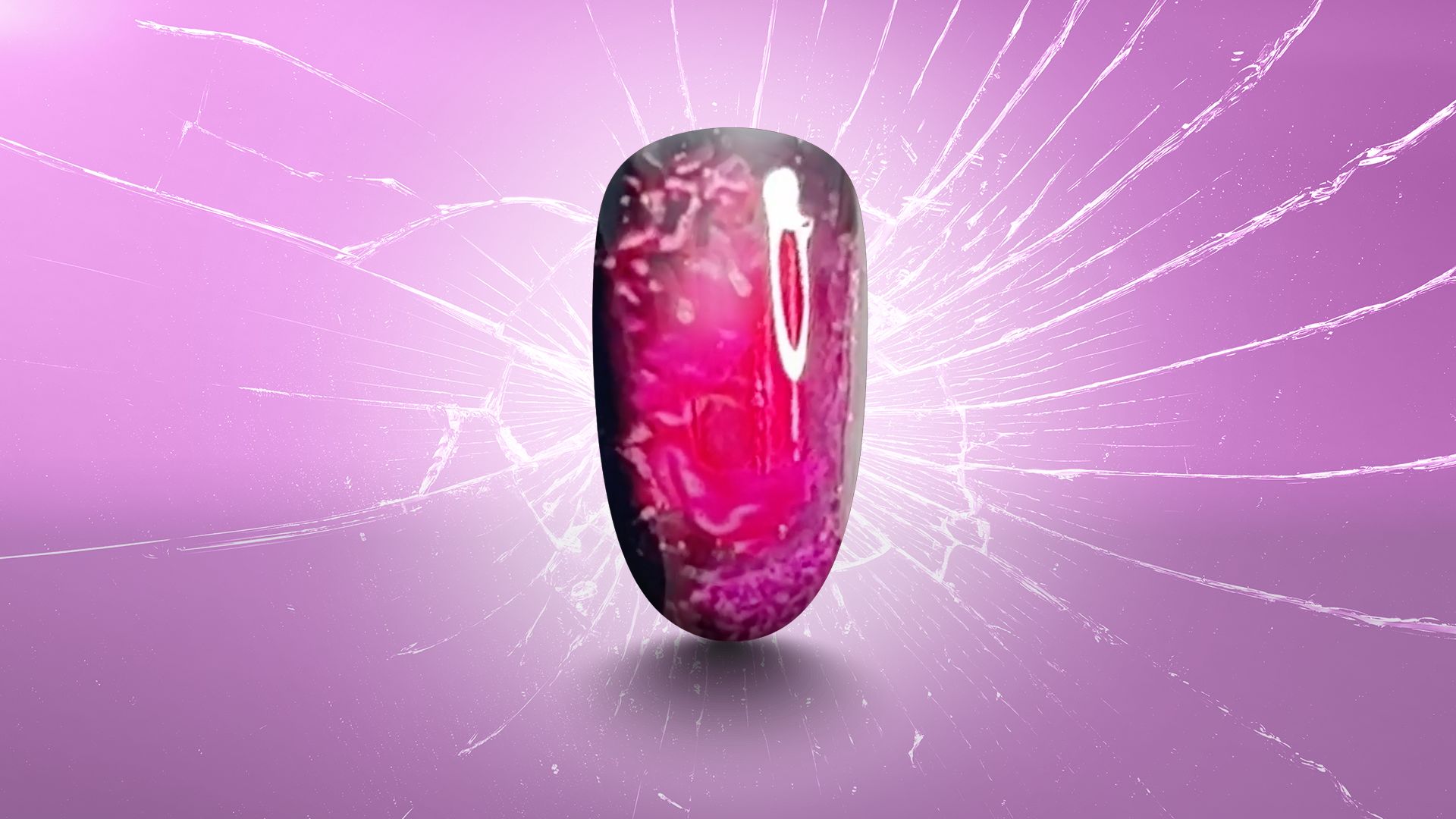 Abstract Gel Nail Designs: Why Cracked Glass Wins