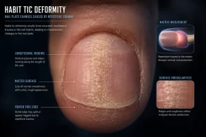 Habit-Tic Deformity Nail Ridges