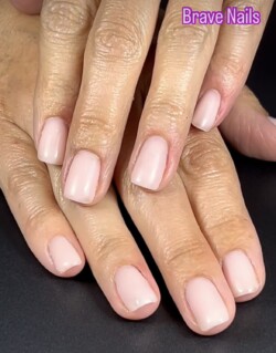 Russian Mani with structural overlay