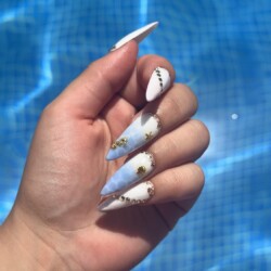 Sea themed nails