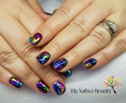 Gel polish manicure