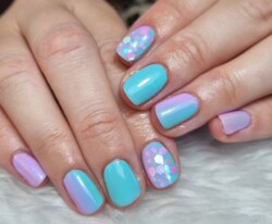Gel polish manicure