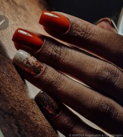 Natural nail treatment with gelpolish Natural nail treatment with gelpolish