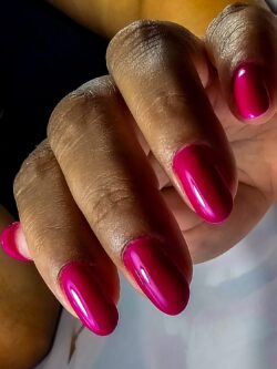Natural nail treatment with gelpolish Natural nail treatment with gelpolish