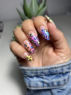 Rainbow Ombre Leopard Print Rainbow Ombre Leopard Print