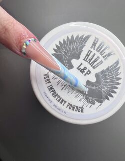 Stiletto Ice themed nail